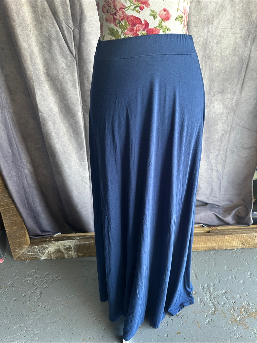 Coco + Carmen Deep Navy Maxi Skirt